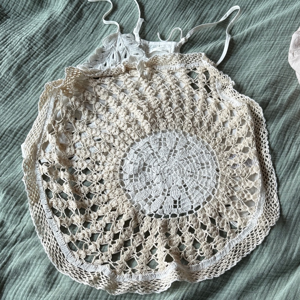 Crochet Lace festival style tank